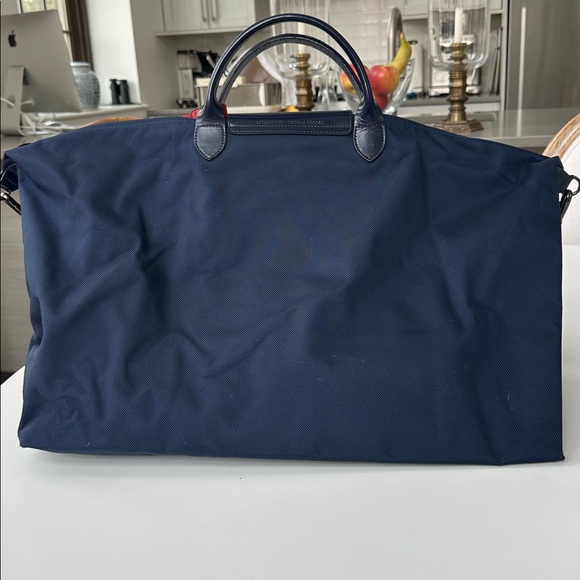 Longchamp Déposé Blue Nylon Oversized Tote - Picture 6 of 13
